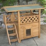 Kerbl maison de chat lodge 77x50x73 cm
