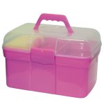 Kerbl mini boîte de toilettage avec 8 accessoires rose 321766 Kerbl mini boîte de toilettage avec 8 accessoires rose 321766