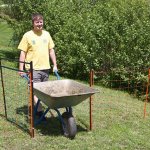 Kerbl porte pour filets de clture lectrique 95 - 125 cm 446518