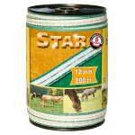 Kerbl ruban de clture lectrique star pe 200 m 12 mm