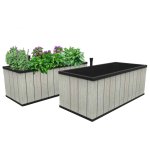Keter jardinire grande sequoia gris pp 240933