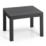 Keter table de jardin rosalie graphite