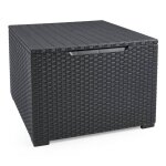 Keter table de rangement de jardin rosalie graphite