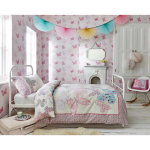 Kids at home papier peint butterfly rose 100114 Kids at home papier peint butterfly rose 100114