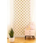 Kids at home papier peint dotty gold blanc et dor 100105