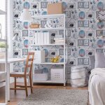 Kids at home papier peint wallpaper frozen frames gris Kids at home papier peint wallpaper frozen frames gris