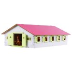 Kids globe Écurie de chevaux avec 9 box à cheveux 1:232 rose 610188 Kids globe Écurie de chevaux avec 9 box à cheveux 1:232 rose 610188