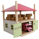 Kids globe grange à foin 1:32 rose Kids globe grange à foin 1:32 rose