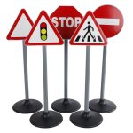 Kids globe panneaux de signalisation de jeu 5 pcs maxi 69 - 72 cm