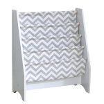 Kidkraft bibliothque  lingues pour enfants gris et blanc