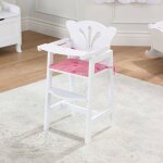 Kidkraft chaise haute de poupe lil' 34, 3 x 31 x 57, 8 cm blanc 61101