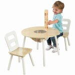 Kidkraft ensemble de table de rangement et chaises pour enfants 27027