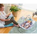 Kinderkraft balancelle bb minky rose et gris