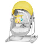 Kinderkraft transat pour bb 5 en 1 unimo jaune et gris