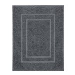 Kleine wolke tapis de bain plaza 60x80 cm gris fonc�