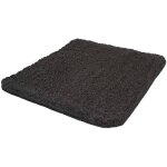 Kleine wolke tapis de bain trend 60x90 cm gris fonc�