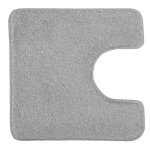 Kleine wolke tapis de toilette relax 55x55 cm gris