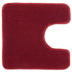 Kleine wolke tapis de toilette relax 55x55 cm rouge rubis