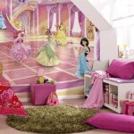 Komar photo mural glitze party princess 368x254 cm rose Komar photo mural glitze party princess 368x254 cm rose