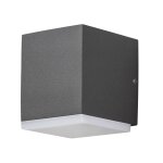 Konstsmide applique � led monza 1x6w gris fonc�