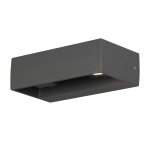 Konstsmide applique murale à led monza 2x6w gris foncé Konstsmide applique murale à led monza 2x6w gris foncé
