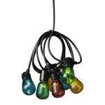 Konstsmide guirlande lumineuse avec 20 ampoules ovales multicolore