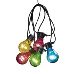 Konstsmide guirlande lumineuse  5 ampoules transparentes multicolore
