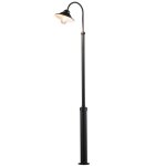 Konstsmide lampadaire vega noir mat