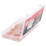Ks tools assortiment de bague d'tanchit cuivre 150 pcs 5 - 17, 5 mm