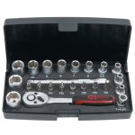 Ks tools ensemble de douilles 23 pcs / 1 / 4 pouce