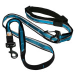 Kurgo laisse rflchissante 6 en 1 pour chien quantum noir et bleu