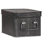 Label51 bo�te de rangement media 22x17x13 cm m noir antique