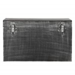 Label51 bo�te de rangement vintage 40x40x25 cm m noir antique