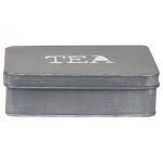 Label51 bote de th 27x19x8 cm gris antique