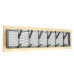 Label51 porte - manteau crude 100x11x30 cm xl gris