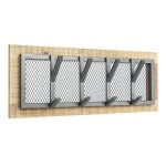 Label51 porte - manteau crude 75x11x30 cm m gris