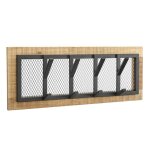 Label51 porte - manteau crude 75x11x30 cm m noir