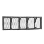 Label51 porte - manteau gruff 70x9x22 cm m noir