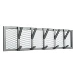 Label51 porte - manteau gruff 80x9x22 cm l gris
