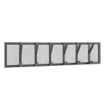 Label51 porte - manteau gruff 95x9x22 cm xl noir
