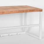 Label51 porte - manteau swing 80x30x30 cm bois / blanc