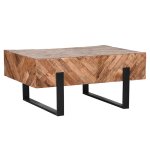 Label51 table basse float 90x60x40 cm bois / noir Label51 table basse float 90x60x40 cm bois / noir