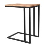 Label51 table pour ordinateur portable move 35x50x61 cm bois / noir