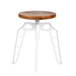 Label51 tabouret pebble 35x52 cm blanc