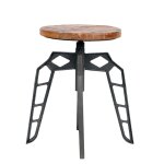 Label51 tabouret pebble 35x52 cm gris