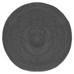 Label51 tapis jute rond 180x180 cm xxl anthracite Label51 tapis jute rond 180x180 cm xxl anthracite