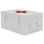 Label51 trousse de premiers secours 26x18x13 cm blanc