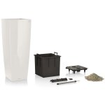Lechuza jardini�re cubico alto 40 all - in - one blanc brillant 18230