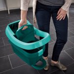 Leifheit ensemble de vadrouille profi xl vert avec panier 55096