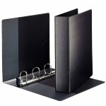 Leitz classeur  anneaux 4dr noir 40 mm pp